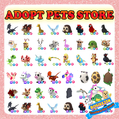 Adopt Me Pets Shop MEGA NEON FLY RIDE MFR NFR FR Legendary Pets TRUST AND CHEAP
