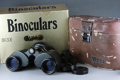 #ad NIKON Binoculars 8 x 30E w Case and Box