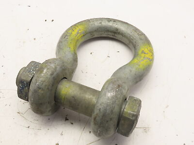 #ad 2quot; BOLT TYPE FORGED LIFTING SHACKLE WLL 35 TON CLEVIS CAPACITY
