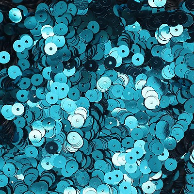 #ad 5mm Flat SEQUIN Loose PAILLETTES Teal Aqua Blue Metallic Made in USA