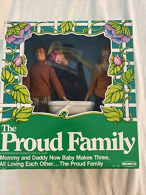 #ad Vintage Doll Vintage Toys Original 1978 Proud Family Now Baby Makes Three