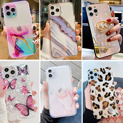 For iPhone 14 Pro Max 13 12 11 XS Max XR 8 Cute Shockproof Girl Phone Case Cover