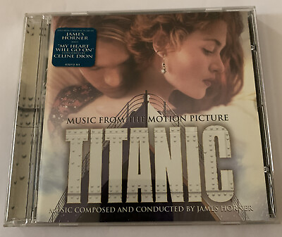 #ad TITANIC 1997 MUSIC FROM THE MOTION PICTURE JAMES HORNER 15 TRACKS CD