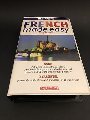 Barron’s FRENCH MADE EASY BEGINNERS: BOOK amp; CASSETTES By Francois Makowski