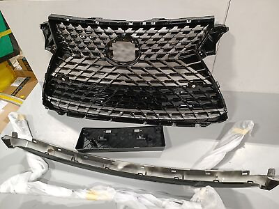 Used For Lexus RX350 RX450 2016 2019 Gloss Black Front Bumper Grille 2020 Style