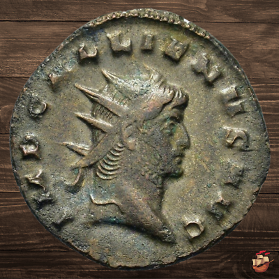 #ad Imperial Roman coin Antoninianus Gallienus 253 268AD Mediolanum Milan *M062
