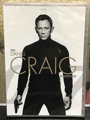 #ad 💥 007 James Bond The Daniel Craig 4 Film Collection DVD 🆕👌