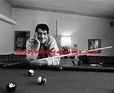 Dean Martin Playing Pool Pool Hall Billiards Shooting Pool #4 16quot; x 20quot; Photo