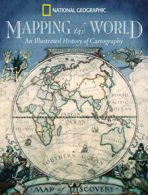 #ad Mapping the World: An Illustrated History of Cartography Hardcover VERY GOOD