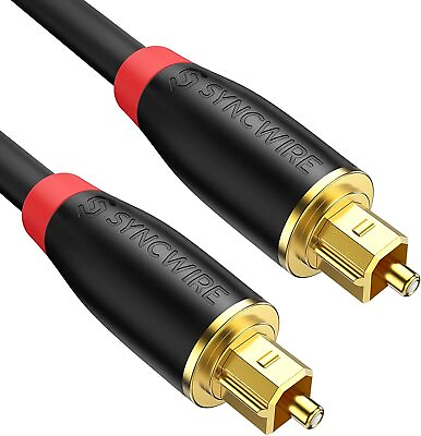 Toslink Optical Cable Digital Audio Sound Fiber Optic SPDIF Cord Wire Dolby DTSO
