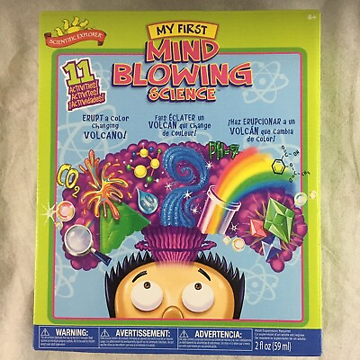 Scientific Explorer My First Mind Blowing Science Kids Experiment Kit NEW Open