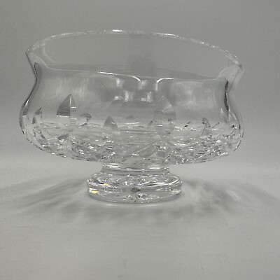 Waterford Crystal Comeragh Footed Bowl 5quot; Retired Vintage Ireland Large Glass