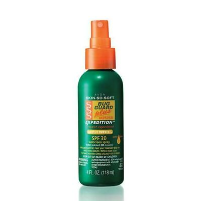AVON SKIN SO SOFT BUG GUARD PLUS EXPEDITION INSECT REPELLENT SPF 30 SPRAY 4 FL