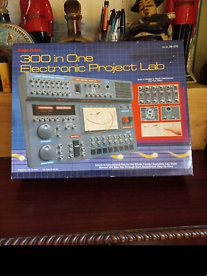 Electronic Project Lab 300 In One Kit Radio Shack Science Fair Cat #28 270