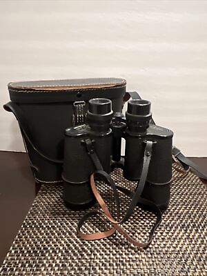Vintage Universal 7x50 Binoculars Made in Japan with Case No. 81474
