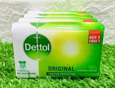 #ad 31 FREE Dettol Anti Bacterial Bar Soap Original 4x100g