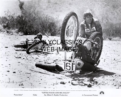 1970 LITTLE FAUSS AND BIG HALSY PHOTO REDFORD YAMAHA DIRT BIKE MOTORCYCLE CRASH