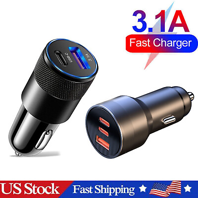 #ad 30W Fast Charge USB PD Type C Car Charger Adapter For iPhone 15 14 13 12 Pro Max
