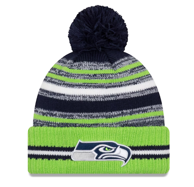 #ad #ad Seattle Seahawks New Era NFL Sideline Sport Official Beanie Knit Hat NEW