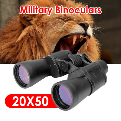 #ad Outdoor Zoom 20x50 BAK4 Powerful Military Binoculars Day Night Optics Hunting