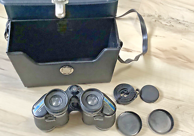 Tasco vintage Fully Coated #308 Black 8x30 393ft 1000 yds Binoculars and Case