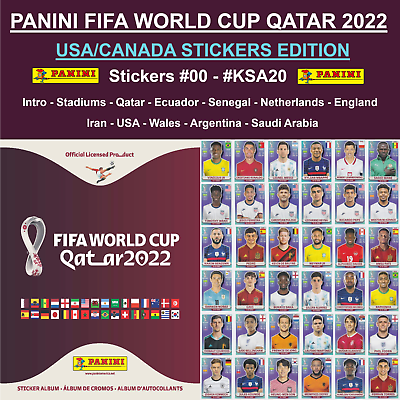 #ad Panini World Cup QATAR 2022 USA Edition Stickers #00 #KSA20