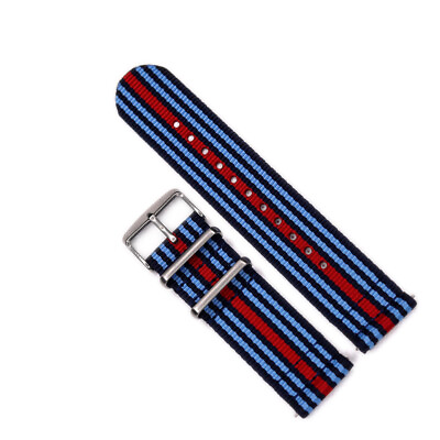 Two Piece Smart Watch Martini Racing Inspired Strap Nylon Watch Band