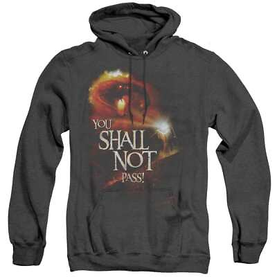 #ad Lord Of The Rings Trilogy The You Shall Not Pass Heather Pullover Hoodie