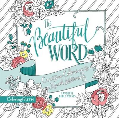 #ad The Beautiful Word Adult Coloring Book: Creative Coloring and Hand Letter GOOD