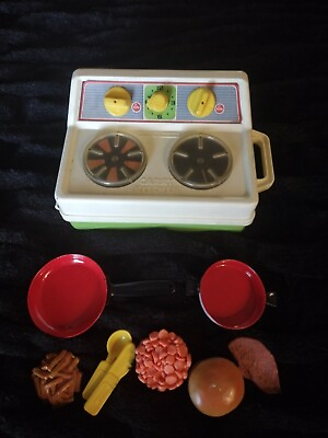 #ad Child Guidance: Carry Kitchen: 1981 toy stove vintage