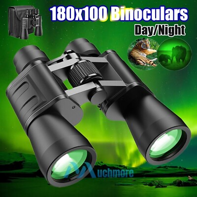 #ad 180x100 Powerful Military Binoculars Low Night Vison Telescope Hunting Camping