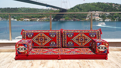 Arabic Floor Couch Turkish Floor Cushion Sofa Vintage Sofa Mid Century