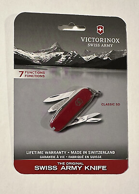 #ad Victorinox Swiss Army Knife 7 function Classic SD Brand New