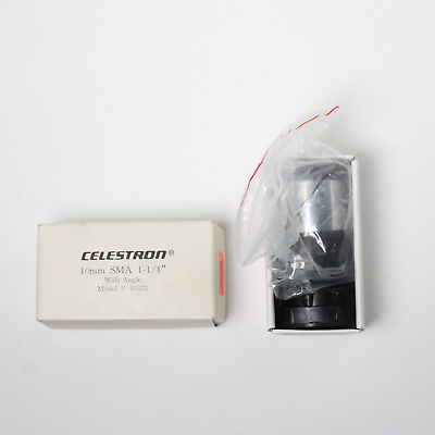 Celestron 10mm SMA 1 1 4quot; Wide Angle Lens Model 93372 For Telescope With Box