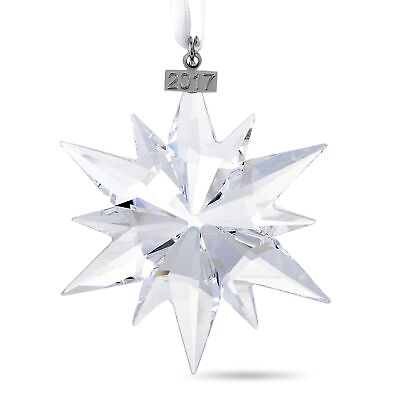 #ad Swarovski 2017 Snowflake Christmas Ornament