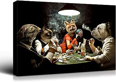 Dogs Playing Poker Series C.M Coolidge Art Reproduction for Home Wall Decor