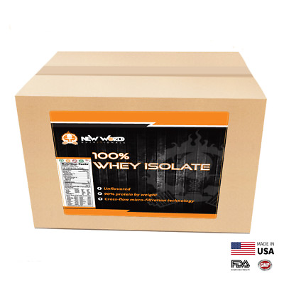 #ad 15lb Bulk Whey Protein ISOLATE NOT concentrate Manufacturer Direct UNFLAVORED