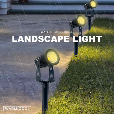 #ad 10X 12v 5w LED Spotlight Outdoor Lamp 3000 6000K Landscape Spot Light Waterproof