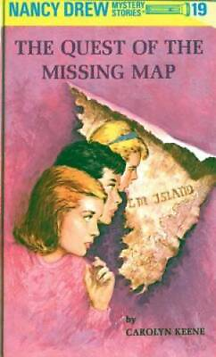 #ad The Quest of the Missing Map Nancy Drew Book 19 Hardcover GOOD