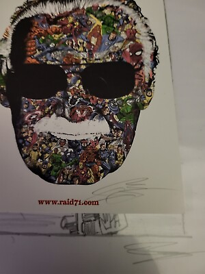 #ad Raid71 Night Monkey Spiderman hand drawn