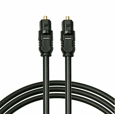 TOSLink Fiber Optical Optic Digital Audio Cable SPDIF Sound Bar Cord 6 10 15FT