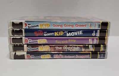 Sid the Science Kid DVD#x27;s Lot of 5 Sing Along Campout Going Green Bug Clu