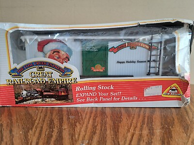 #ad New Bright Great Railroad Empire Coal Creek Express Rolling Stock Christmas