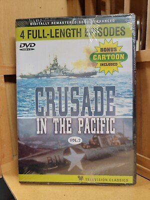 #ad Crusade in the Pacific 4 Full Length Television Episodes DVD NEW