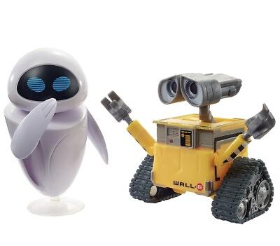 NEW Wall E and Eve Posable Action Figure Toy from Disney Pixar Movie