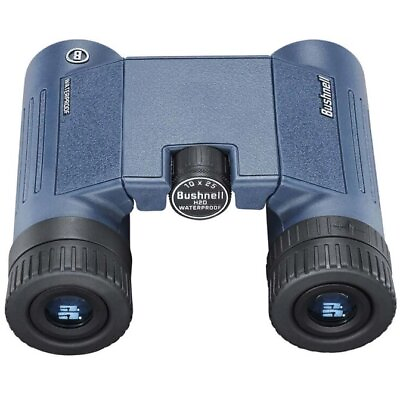 Bushnell 10x25 H2O Blue Aluminum Waterproof Fogproof Compact Binoculars