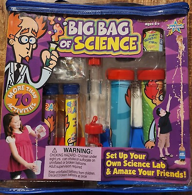 *NEW* Big Bag Of Science STEM Science Experiments Educational Be Amazing Toys