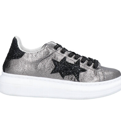 #ad NWT Italian 2STAR Leather Glitter Sneakers Goose Style 41 11 Women’s