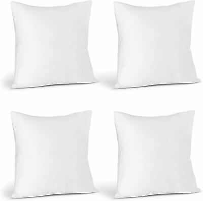 #ad Pack of 4 Throw Pillows Insert Ultra Soft Bed amp; Couch Sofa Decor Utopia Bedding