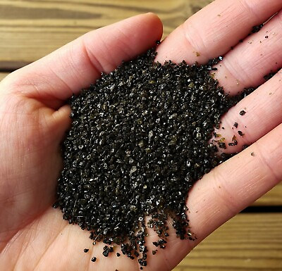 #ad #ad Black Aquarium Sand WASHED READY FOR USE Medium Grain Substrate 12 25 45LBS